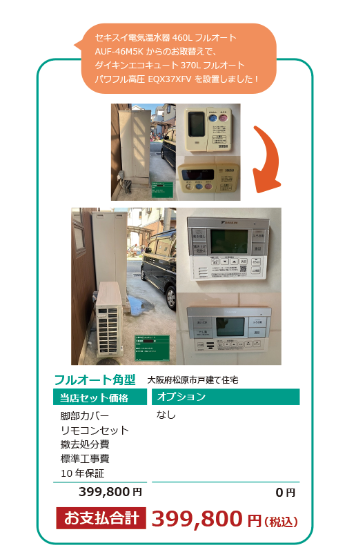 エコキュート　フルオート角型