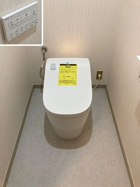 大阪府枚方市にてトイレリフォーム工事 パナソニックアラウーノL150タイプ1